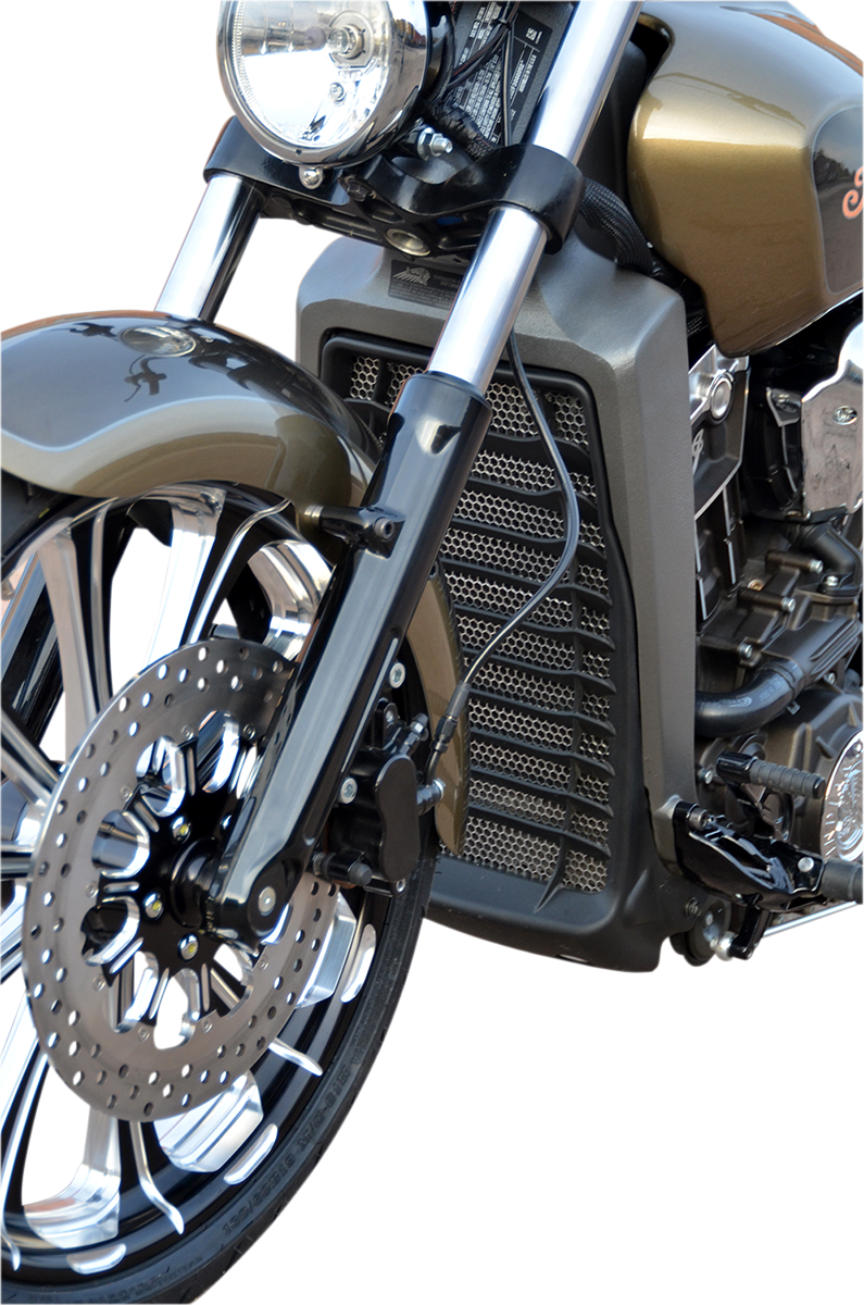 Outrider Radiator Guard - Natural - Indian Scout – Ride Direct