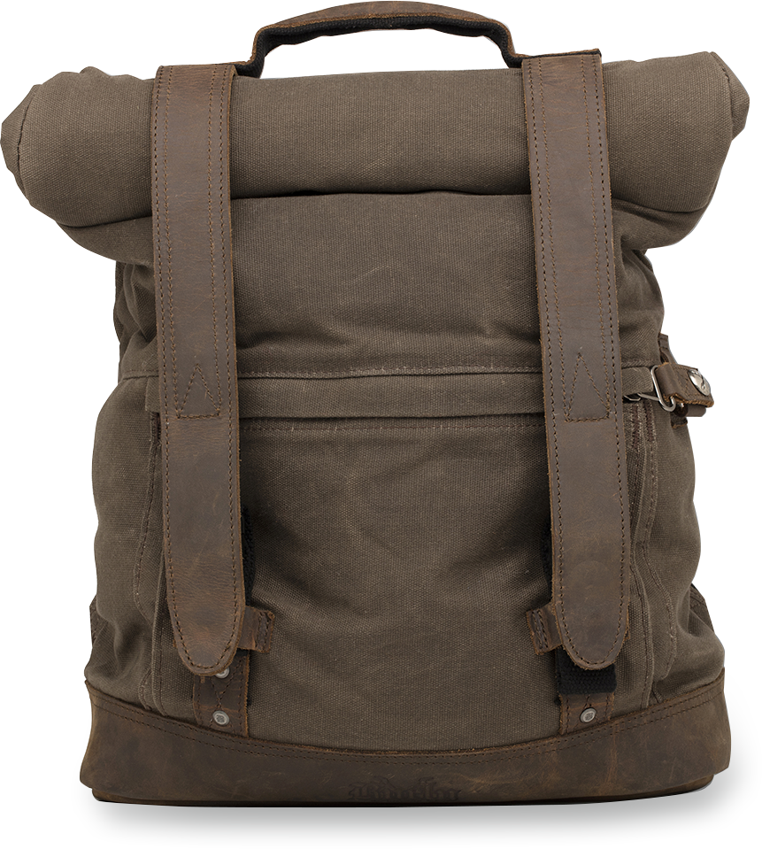 3238 Oak Rode Roll Top Backpack - Dark Oak – Ride Direct