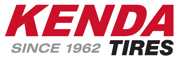 Kenda tires logo with red and black text on a white background